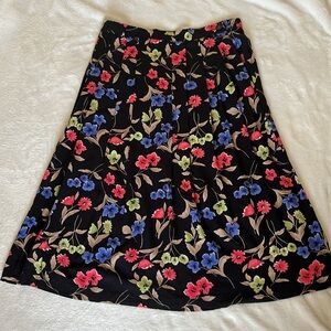 Liz Baker essentials vintage floral skirt.